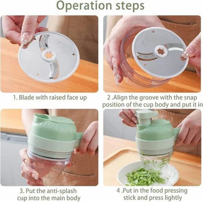 Electric Chopper - Multi-Function Food Processor